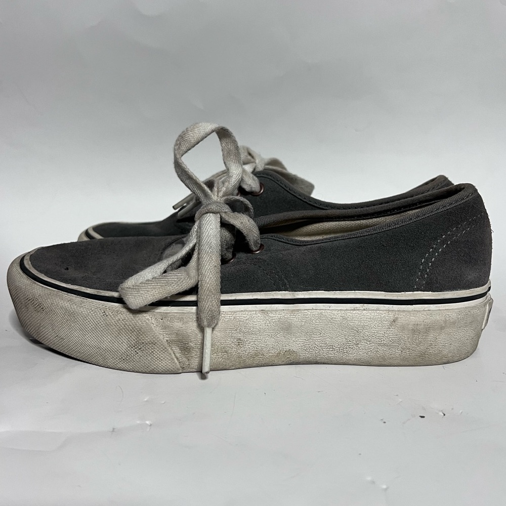 Vans Authentic Stackform Gray Suede Low Tops - image 4